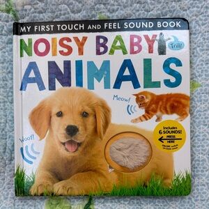 ☘️2/$10☘️Thrill Noisy Baby Animals Sound Book - Board book